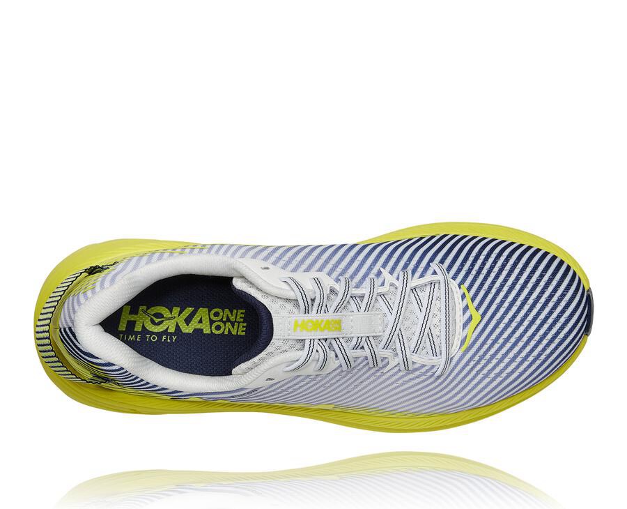 Hoka One One Koşu Ayakkabısı Erkek Beyaz/Mavi - Rincon 2 - AR5204961